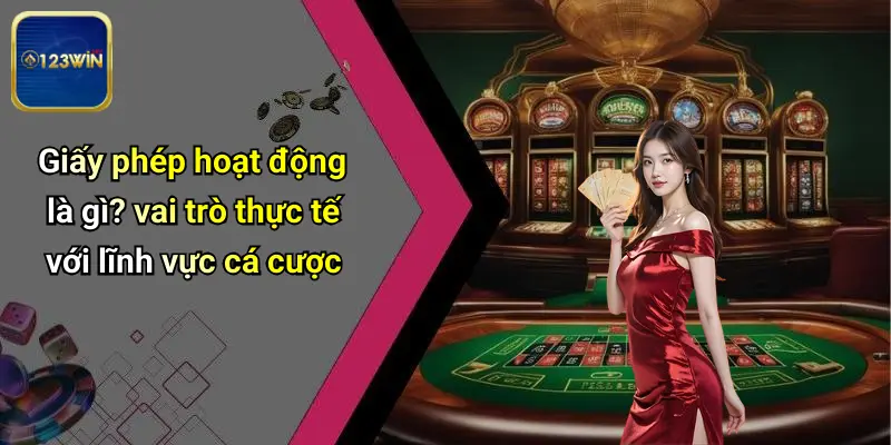 Giấy phép hoạt động là gì? vai trò thực tế với lĩnh vực cá cược